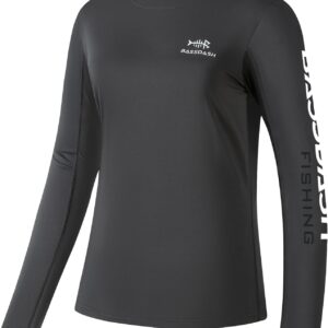 BASSDASH Women’s UPF 50+ UV Sun Protection Long Sleeve Shirts Quick Dry T-Shirt for Fishing Hiking Kayaking