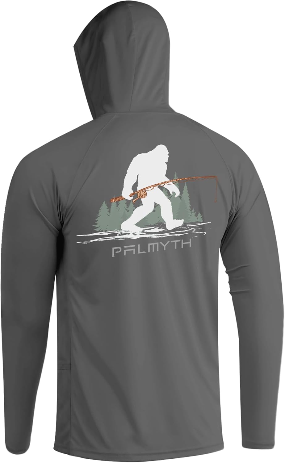 Palmyth Fishing Hoodie for Men Long Sleeve Sun Protection UV UPF 50+ Shirts…