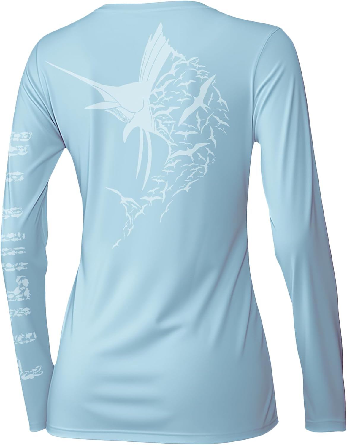 Palmyth Womens UPF 50+ Fishing Shirts Sun Protection Long Sleeve T-Shirt