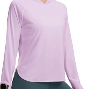 Women’s UPF 50+ Sun Shirt SPF Long Sleeve Lightweight Hoodie UV Protection Clothing Hiking Fishing Outdoor