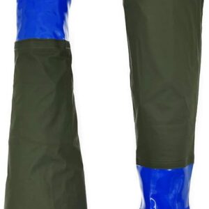 Long Waterproof Rubber Gloves, Pond Gloves, 28” Shoulder Length Insulated PVC Coated Chemical Resistant Gloves Reusable, Resist Acid, Alkali & Oil, Machinery, Industry, Fishery, Aquarium Gloves