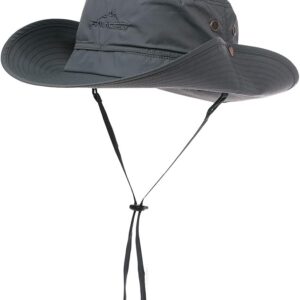 Oversize XL XXL Large Wide Brim Waterproof UPF 50+ Bucket Sun Summer Travel Fishing Hiking Fisherman Hat Detachable Chin
