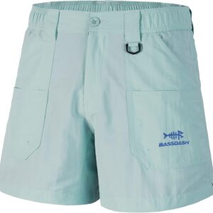 BASSDASH Youth 5″ Fishing Shorts UPF 50+ Water Resistant Quick Dry Boys Girls Hiking Cargo Shorts with Pockets FP03Y