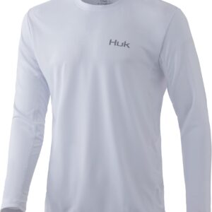 HUK Men’s Icon X Long Sleeve Fishing Shirt with Sun Protection