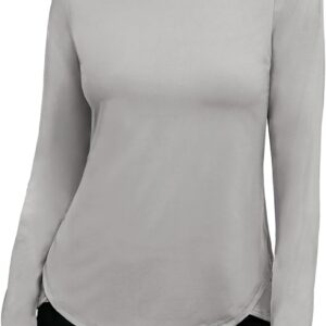 PINSPARK Women Sun Shirt Long Sleeve Quick Dry Hiking Shirts with Thumbholes UPF 50+ Workout Tops for Outdoor Running