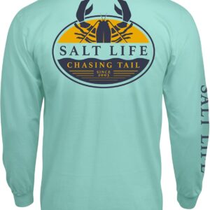Salt Life Men’s Lobster Tailin Long Sleeve Crew Neck Tee