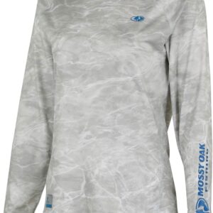 Mossy Oak Women’s Long Sleeve Performance Tech Fishing Shirt