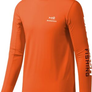 BASSDASH Youth Fishing T Shirts UPF 50+ Long Sleeve Performance UV Protection Tee for Boys Girls