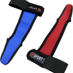Fishing Single Finger Glove Breathable Sports Elastic Gloves Red Blue for Outdoor Fishing 2PCS