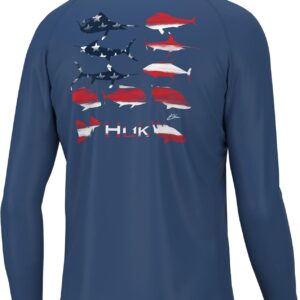 HUK Men’s Kc Pursuit Long Sleeve, Sun Protecting Fishing Shirt