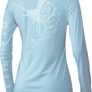 Palmyth Womens UPF 50+ Fishing Shirts Sun Protecti...