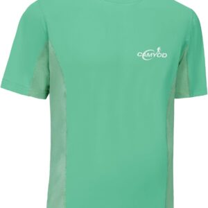 Men Fishing T-Shirt Quick Dry UPF 50+ Sun Protection Shirts Summer Casual Shirts Lightweight Short Sleeve SPF Shirts