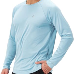 NAVISKIN Men’s Rash Guard Shirts Swim Shirts UPF 50+ UV Sun Protection Long Sleeve Shirts Lightweight Quick Dry