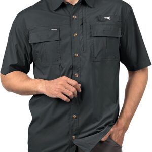 KastKing ReKon Men’s Fishing Shirts, Well Made, Quick-Dry Short & Long Sleeve Hiking Beach Shirts, Sun Protection