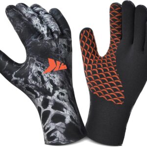 KastKing IceRiver Fishing Gloves – 100% Waterproof Cold Winter Weather Fishing Gloves – Fishing Gloves for Men and Women – Ideal for Ice Fishing, Winter Fishing, or Other Outdoor Winter Sports