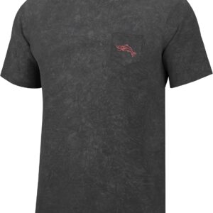 HUK Men’s Short Sleeve Mineral Wash Pocket T...