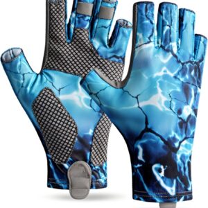 Fishing Gloves – Sunscreen Gloves UPF50+, Fishing Gloves Men, Kayaking Gloves, Fishing Glove, Boating, Biking, Hunting,Outdoor Gloves,Fishing Accessories