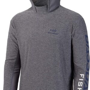 BASSDASH UPF 50+ Men’s UV Sun Protection Long Sleeve Performance Fishing Hoodie Hooded Shirts