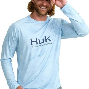 HUK Men’s Standard Pursuit Pattern Crew Slee...