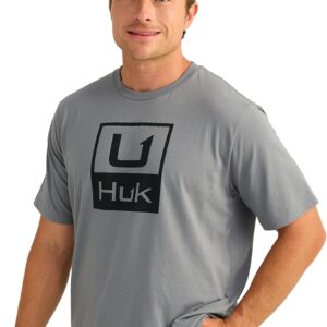 HUK Men’s Short Sleeve Performance Tee, Fish...