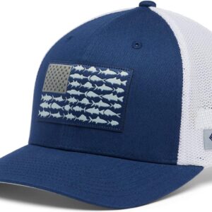 Columbia PFG Fish Flag Mesh Ball Cap-High
