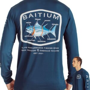 Fishing Shirts for Men, Mens Fishing Shirts Long Sleeve, UPF 50 Quick Dry, Rash Gaurd, Fishing Clothes for Men, Fishing Gear