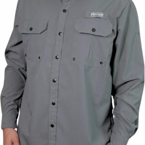 Men’s UV UPF 50+ Sun Protection Long Sleeve Shirt, Fishing Shirts for Men, Poncho Shirts for Men, Button Up Shirts for Men