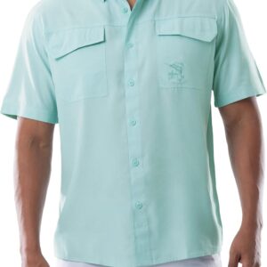 Guy Harvey Men’s Short Sleeve Performance Fishing Shirt