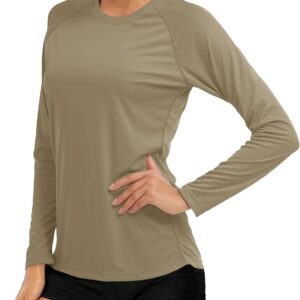 MAGCOMSEN Women’s Long Sleeve Shirts UPF 50+ Sun Protection Shirts for Hiking Fishing Workout Rash Guard
