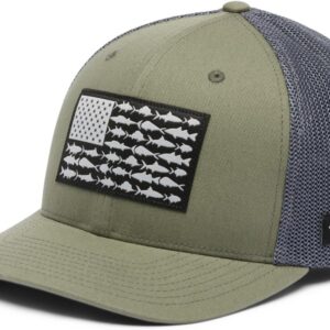 Columbia PFG Fish Flag Mesh Snap Back