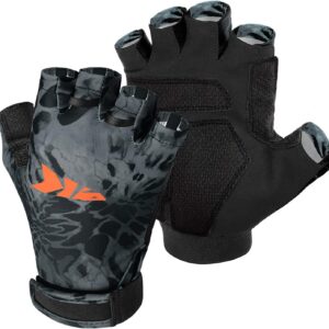 KastKing Gill Raker Gloves UPF50+ Fishing Gloves UV Protection Gloves Sun Gloves for Men Or Women for Fishing, Outdoor, Kayaking, Rowing, Sailing, Canoeing, Hiking, Biking
