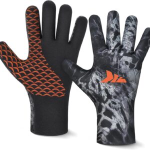 KastKing IceRiver Fishing Gloves – 100% Waterproof Cold Winter Weather Fishing Gloves – Fishing Gloves for Men and Women – Ideal for Ice Fishing, Winter Fishing, or Other Outdoor Winter Sports