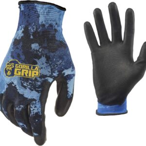 Gorilla Grip unisex Work Gloves With Grip Veil