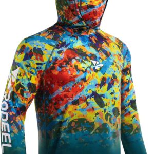 Rodeel UPF 50+ Men’s Long Sleeve Performance Fis...