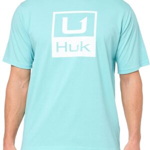 HUK Men’s Short Sleeve Performance Tee, Fish...