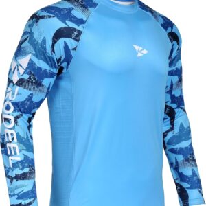 Rodeel Loose-Fit Fishing T-Shirt Vented Long Sleev...