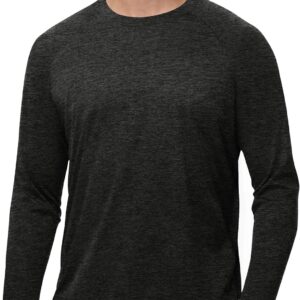Long Sleeve Shirts for Men – Dry Fit Moisture Wicking Sun Protection UV UPF 50 Tee T Shirts for Fishing Workout Running