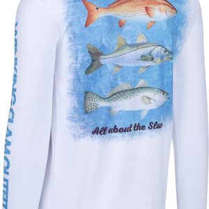 Fishing Shirts for Men Long Sleeve Fishing Gear – Fishing Gifts for Men UPF 50 Sunproof Fishing Shirt
