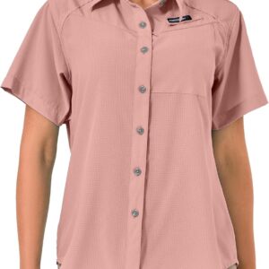 Little Donkey Andy Women’s UPF 50 UV Protection Shirt, Breathable Short Sleeve Fishing Hiking Shirts, Quick Dry