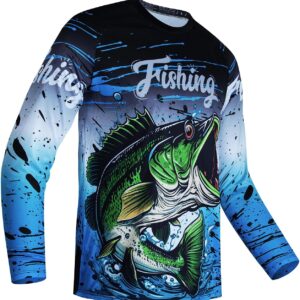 Weimostar Fishing Shirts for Men Long Sleeve Fishi...