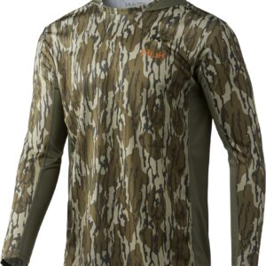 HUK Men’s Icon X Camo Hoodie |UPF 50+ Long-Sleeve Fishing Shirt
