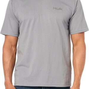 HUK Men’s Kc Scott Short Sleeve Tee, Performance Fishing T-Shirt