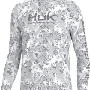 HUK Men’s Pursuit Crew Long Sleeve, Sun Protecting Fishing Shirt