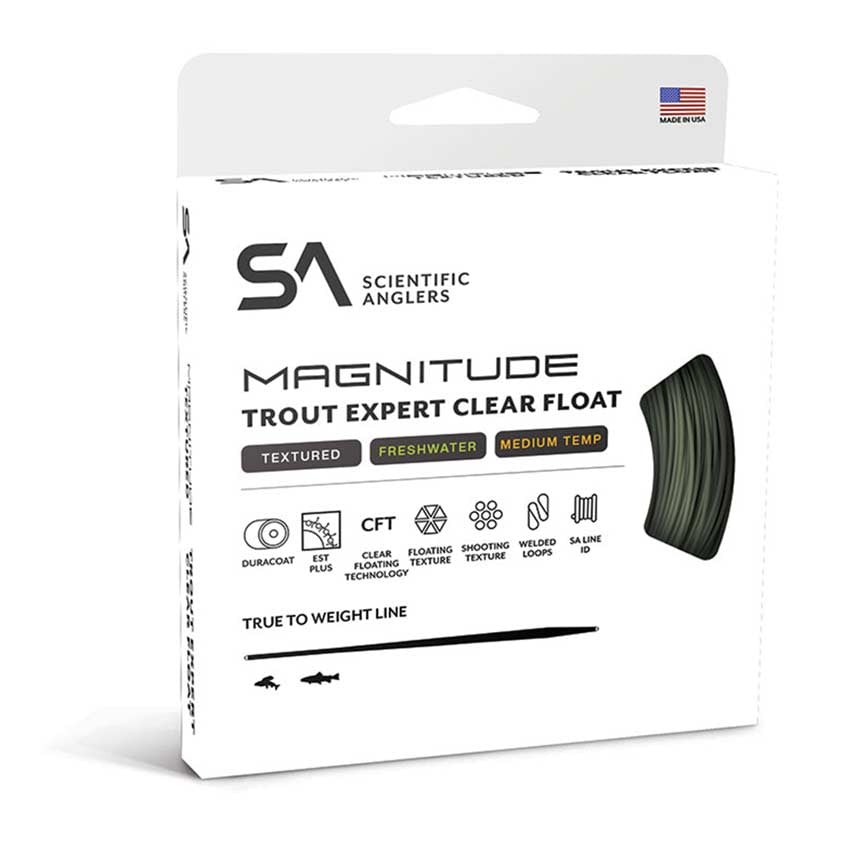 New from Scientific Anglers: Magnitude Clear Trout Floating Lines
