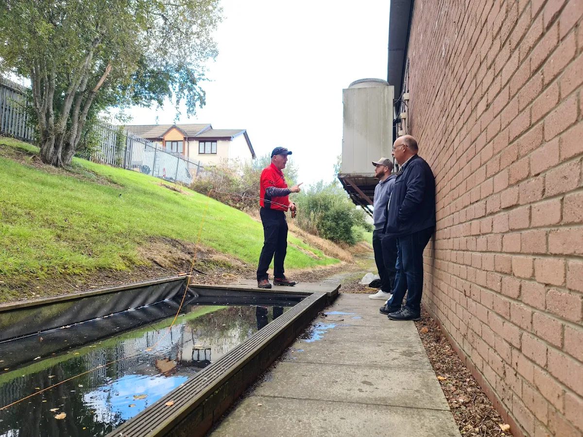 Casting pool at Glasgow Angling Centre