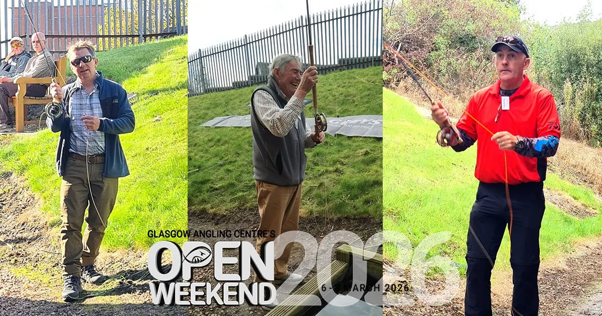 Casting instructors at Glasgow Angling Centre