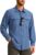 G Gradual Men’s Sun Protection Fishing Shirt with Zipper Pockets Long Sleeve UPF 50+ UV Cooling Shirts for Men Hiking Travel