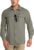 Outdoor Ventures Men’s UPF 50+ UV Sun Protection Shirt, Long Sleeve Hiking Fishing Shirt Cooling Quick Dry for Safari Travel