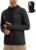 Pudolla Men’s Sun Protection Hoodie UPF 50+ Fishing Hiking Shirt UV Shirts with Mask for Men Long Sleeve Lightweight