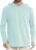 UUMIAER Men’s UPF 50+ Hoodie Shirts Long Sleeve Rash Guard Shirt Sun Protection SPF Swim Shirts